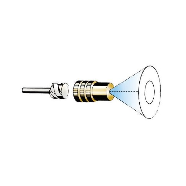 Rundstr�ledyse Mesto - dyse 2,5 mm - inkl. spiralindsats