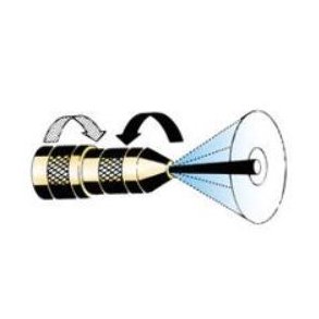 Rundstr�ledyse Mesto - justerbar