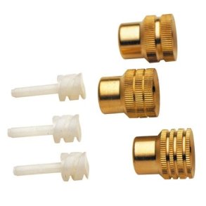 Rundstr�ledyser Mesto - s�t med 3 forskellige dyser inkl. spiralindsats