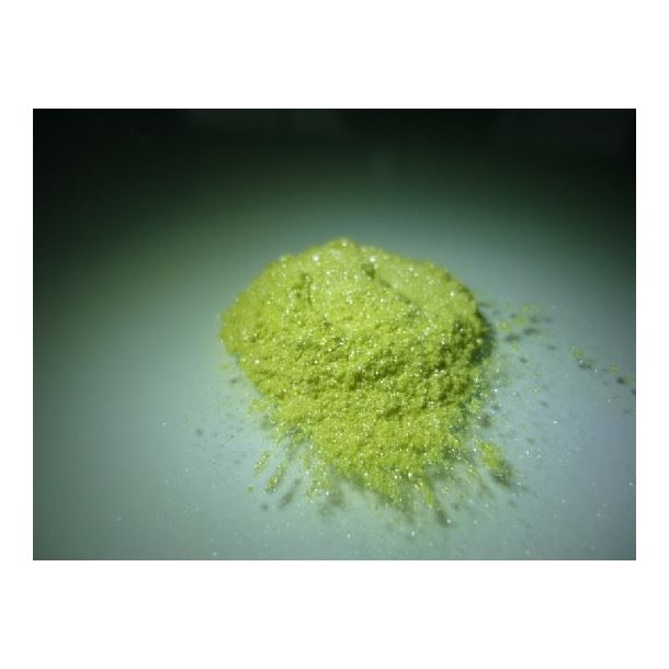 Metallic Epoxy gulve - DecoPigment - pigment - Citrongul - 100 g