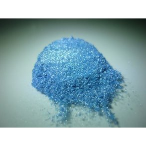 Metallic Epoxy gulve - DecoPigment - pigment - Glimmer bl� - 100 g