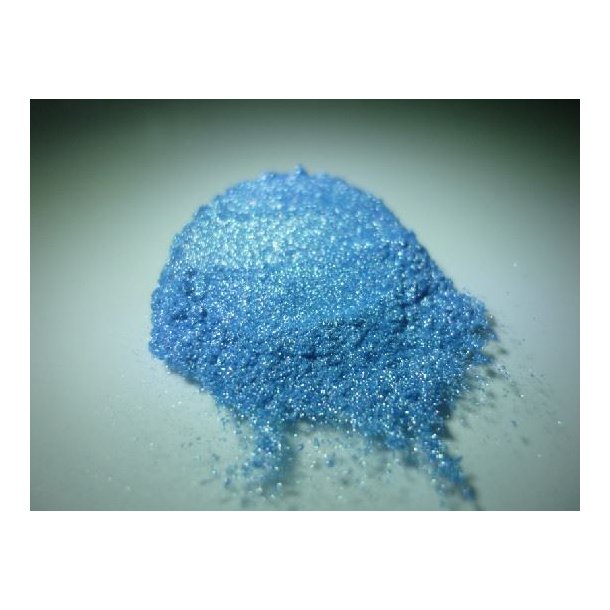 Metallic Epoxy gulve - DecoPigment - pigment - Glimmer bl� - 100 g