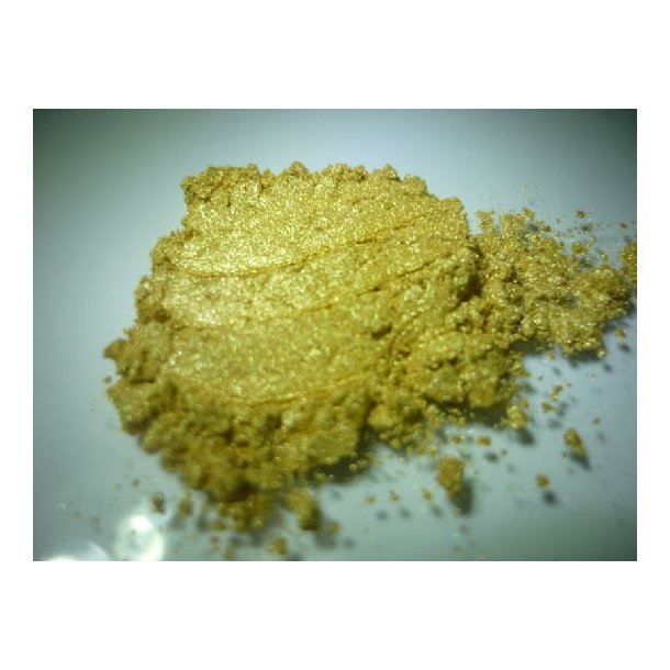 Metallic Epoxy gulve - DecoPigment - pigment - Lys guld - 100 g