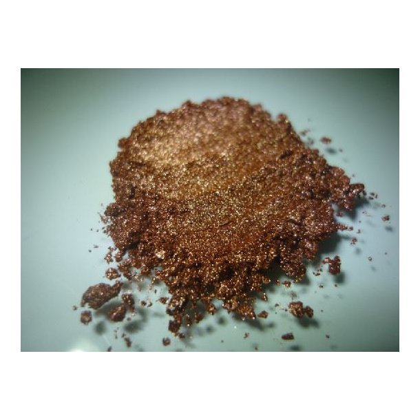 Metallic Epoxy gulve - DecoPigment - pigment - R�dbrun - 100 g