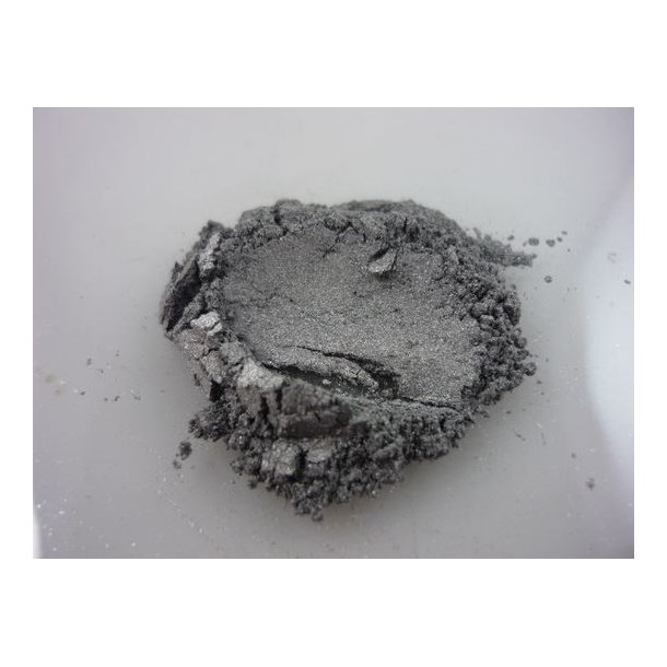 Metallic Epoxy gulve - DecoPigment - pigment - S�lvgr� - 500 g