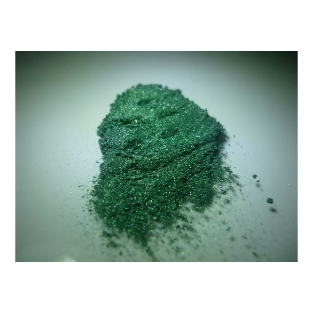 Metallic Epoxy gulve - DecoPigment - pigment - Sortgr�n - 100 g