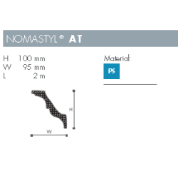 Stuk - Nomastyl - AT - 2 m - 100 mm x 95 mm