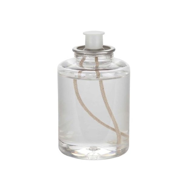 Lampeolie - olielys med v�ge - br�ndetid ca. 40 timer - model slank bloklys