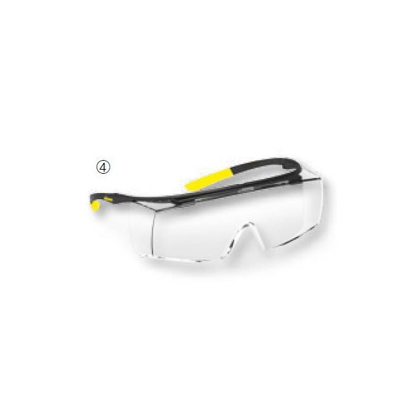 Overtr�ksbrille, klar - Uvex