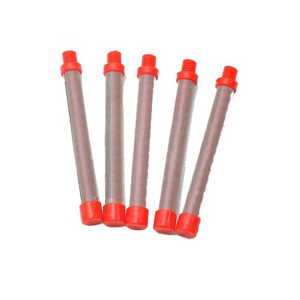 Pistolfilter - R�dt - ekstra fint - 2 stk. - til XS og S dyser