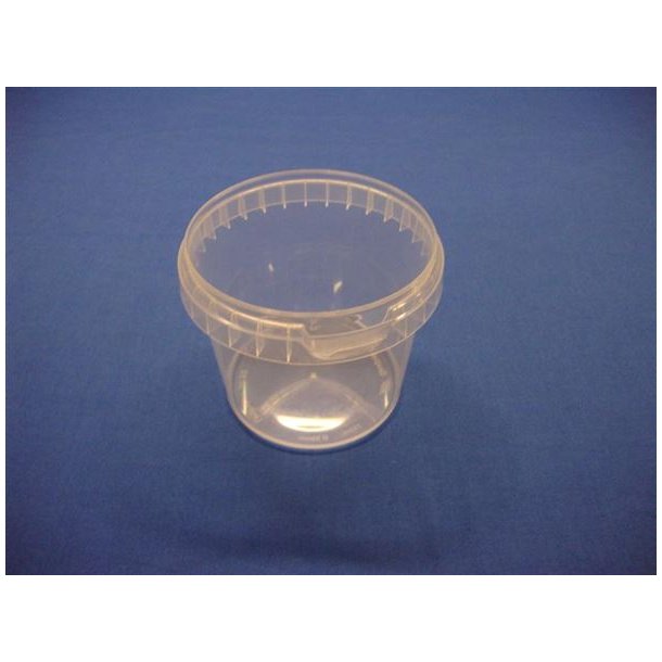 Plastb�ger med l�g - klar - 350 ml