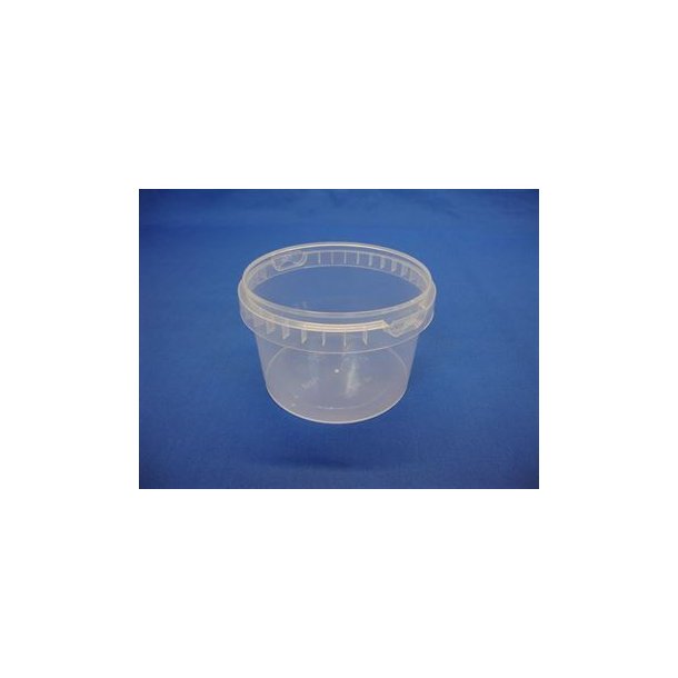 Plastb�ger med l�g - klar - 565 ml