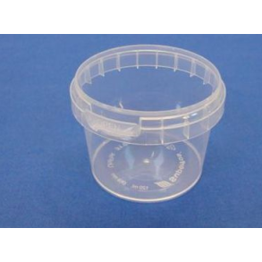 Plastb�ger med l�g - klar - 120 ml