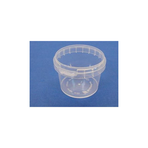 Plastb�ger med l�g - klar - 120 ml