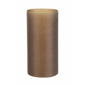 Plast cylinder til lysestage - brun - �7,0 x 14 cm - 6 stk.