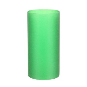 Plast cylinder til lysestage - gr�n - �7,0 x 14 cm - 6 stk.