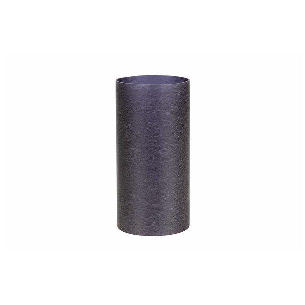 Plast cylinder til lysestage - sort - �7,0 x 14 cm - 6 stk.