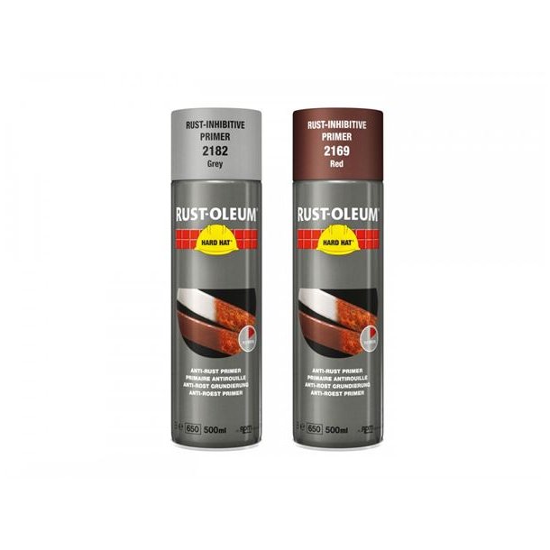 Rust-Oleum - Hard Hat - Spraymaling - r�dbrun grunder - 500 ml