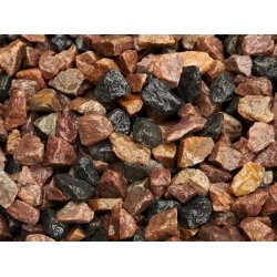 R�d-sort granitsk�rver - 11-16 mm - 0,67 m3 - Ca. 1.000 kg - mini bag