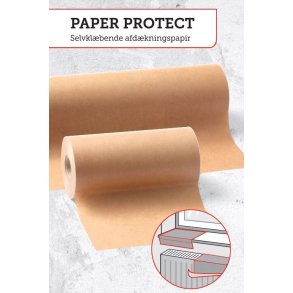 Selvkl�bende afd�kningspapir - Paper Protect - 50 gram - 150 mm x 50 m