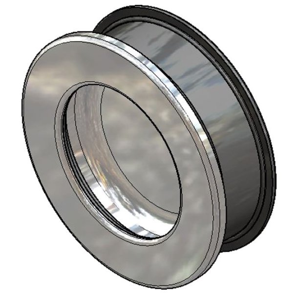 Skyded�rssk�l - St�lgreb passer til Tectum L�ger rustfrit st�l A2 bakelit - �60 mm - hul 54 mm