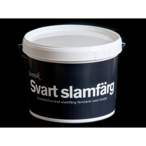 Svensk sort slamfarve - helmat - 10 l