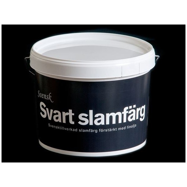 Svensk sort slamfarve - helmat - 10 l