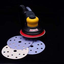 Keramisk slibepapir med Velcro - rondel - 740 VELCRO DISCS - Smirdex - 150 mm - P40 - 15 huller