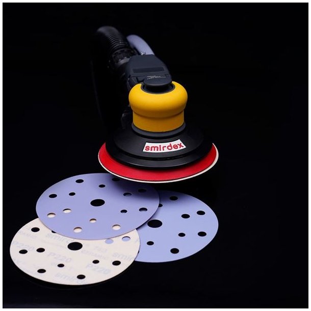 Keramisk slibepapir med Velcro - rondel - 740 VELCRO DISCS - Smirdex - 150 mm - P40 - 15 huller