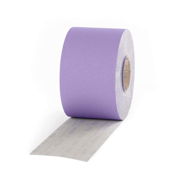 Keramisk slibepapir med Velcro - rulle - 740 Ceramic Line Velour Rolls - Smirdex - 115 mm x 25 meter - P320