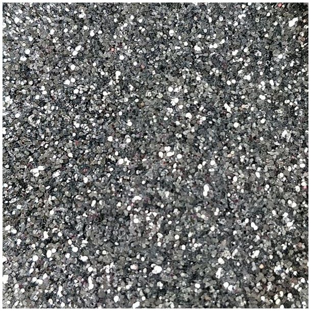 Metallic glitter PET - DecoPigment - glimmer - s�lv - ekstra fine - 2,5 kg