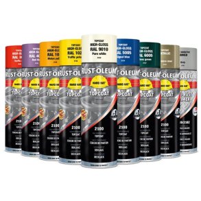 Rust-Oleum - Hard Hat - Spraymaling - RAL 9006 - Identifikationsfarve - 500 ml