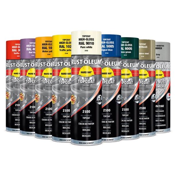 Rust-Oleum - Hard Hat - Spraymaling - RAL 2003 - 500 ml