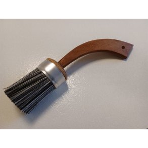 Tj�repensel - kalkpensel - vinkel hornsugga - linoliebehandlet b�getr�skaft - 60 mm