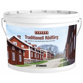 Svensk r�d slamfarve - Traditionell R�df�rge - helmat - 10 l