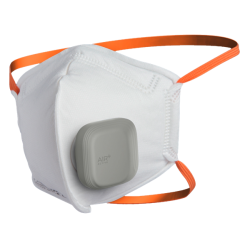 AIR+ FFP2 maske med ventil - uden genopladelig miniventilator - 1 stk