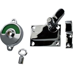 WC l�s med fri-optaget - inkl. n�gle - forkromet